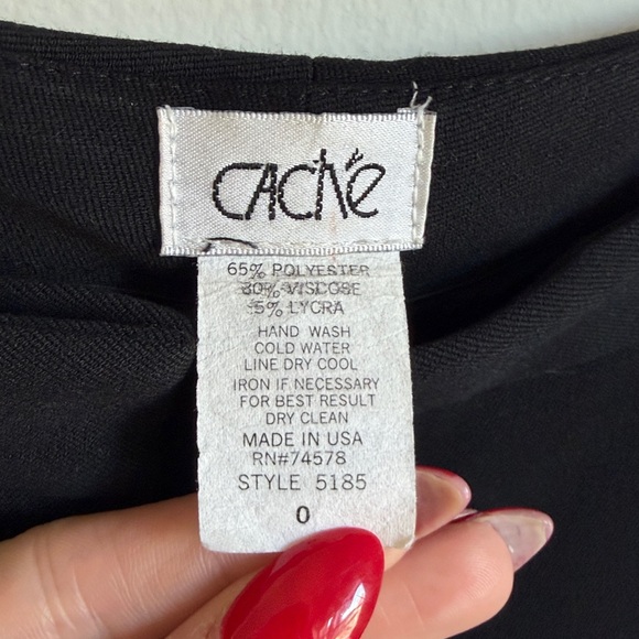 Vintage Cache Black Corset Flare Pants - Picture 4 of 4